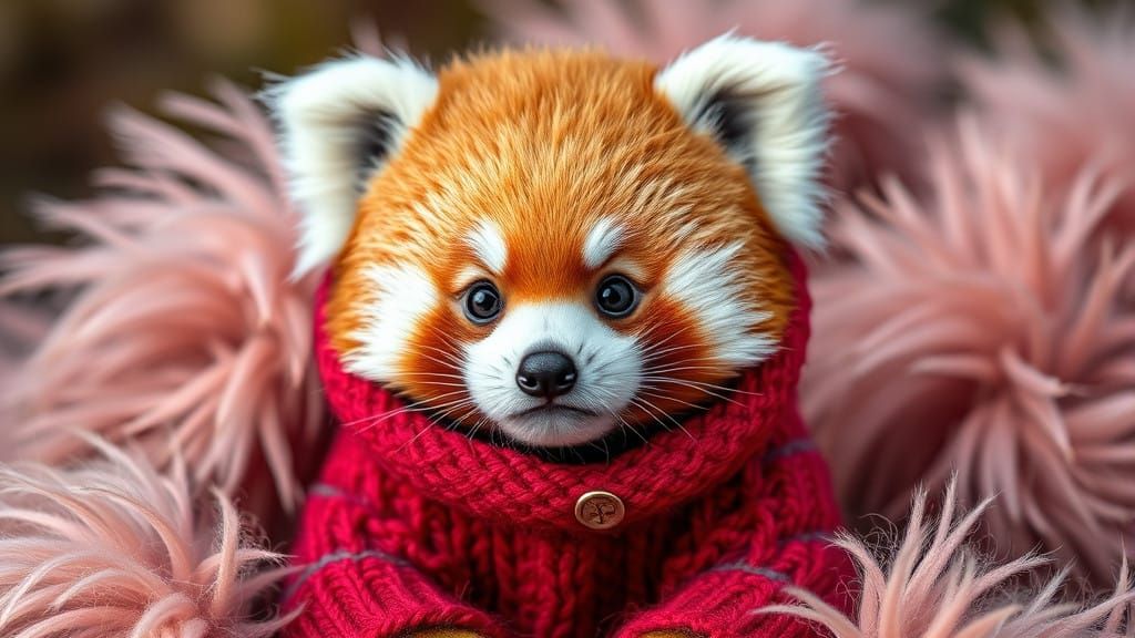 Cozy Winter Wildlife in Whimsical Style