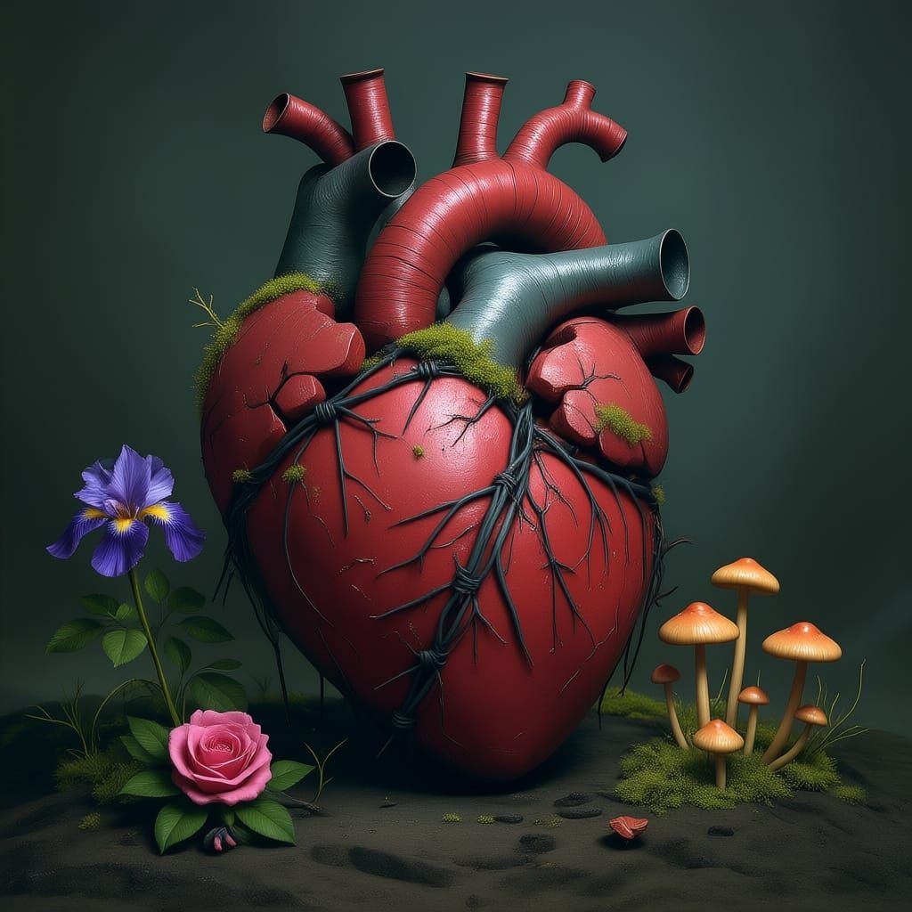 Hopeful Growth From Scarred, Broken Heart