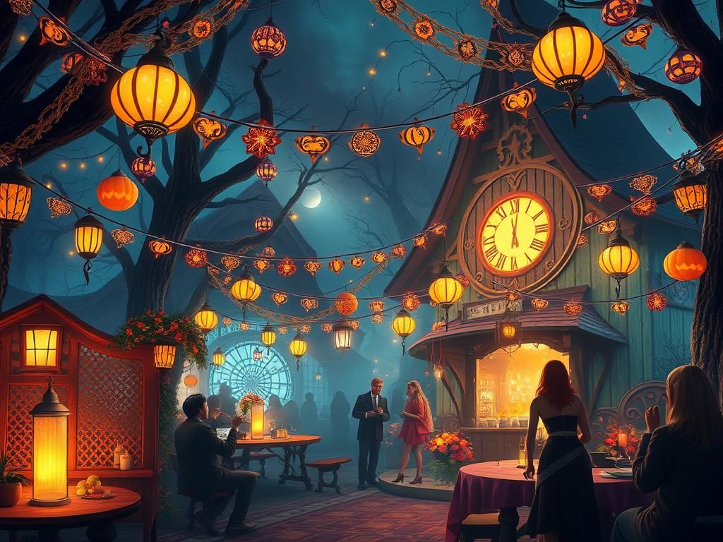 Oktoberfest Fantasy: Surreal Digital Art Celebration