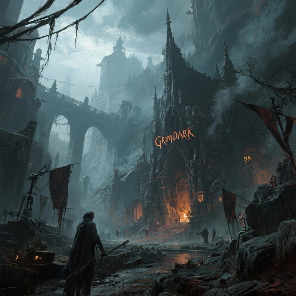 Detailed Grimdark Matte Painting
