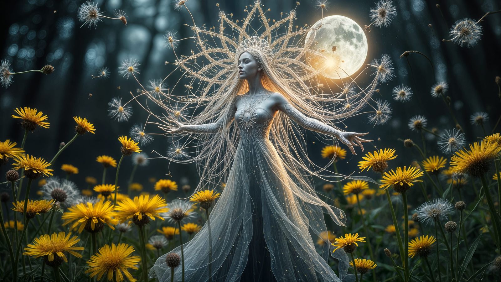 Cosmic Surrealism: Celestial Dreamscape in Octane Render