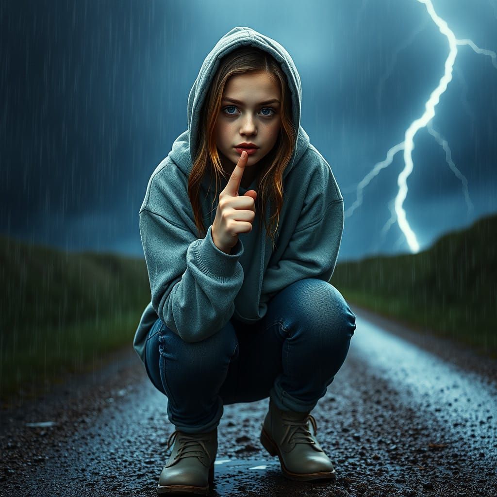 Secret Shared in the Stormy Night