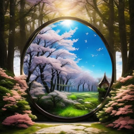 Cinematic Spring Landscape in Epic Scale