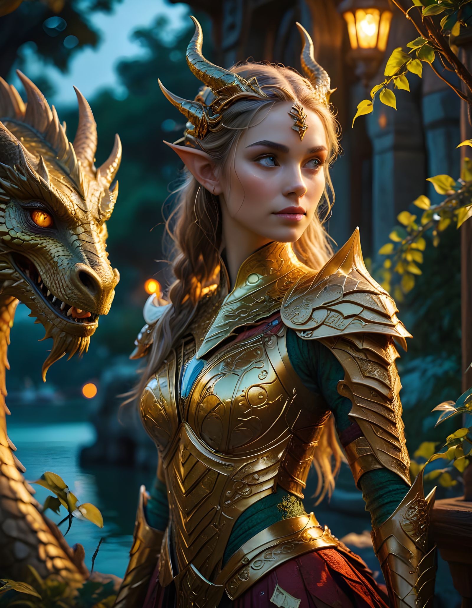 Aerika, the Dragon Elf Princess