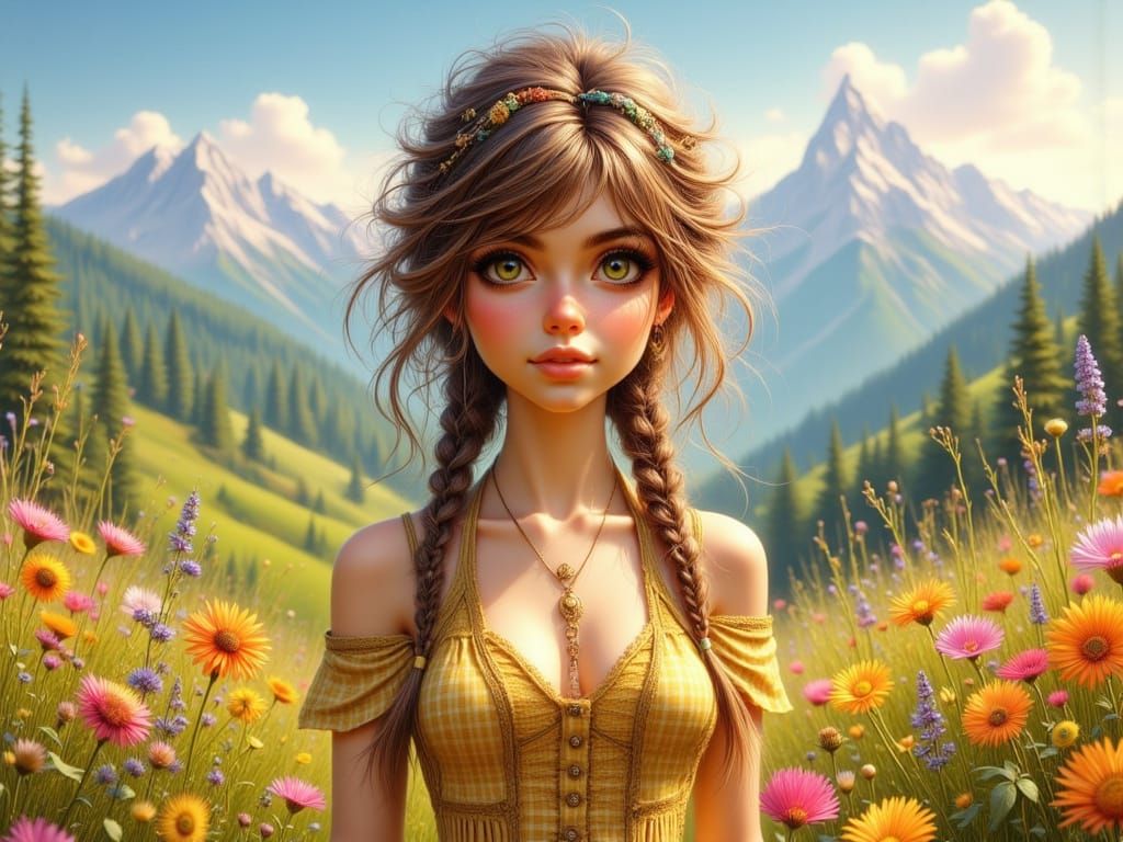 Ethereal Beauty in a Mountain Meadow