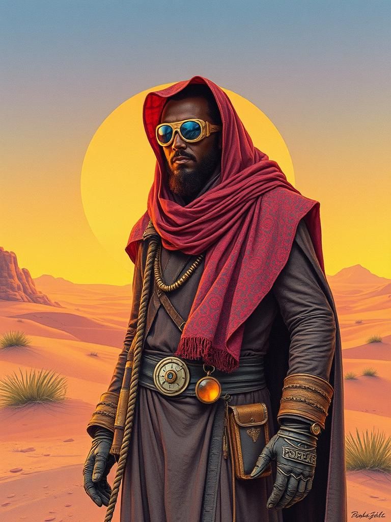 Samuel Ibu, King of the desert peoples