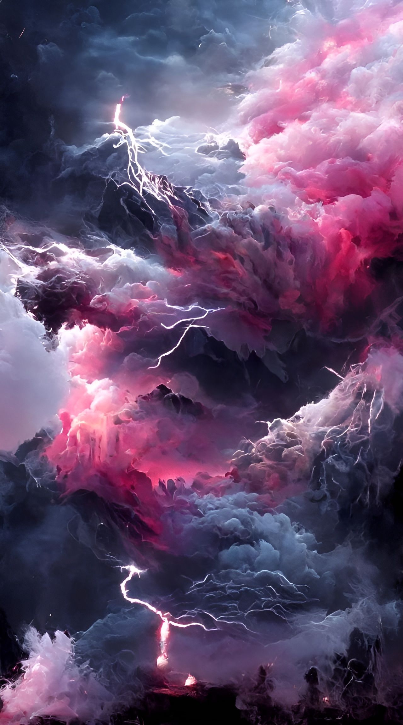 Epic Lightning Storm with Ethereal Elements