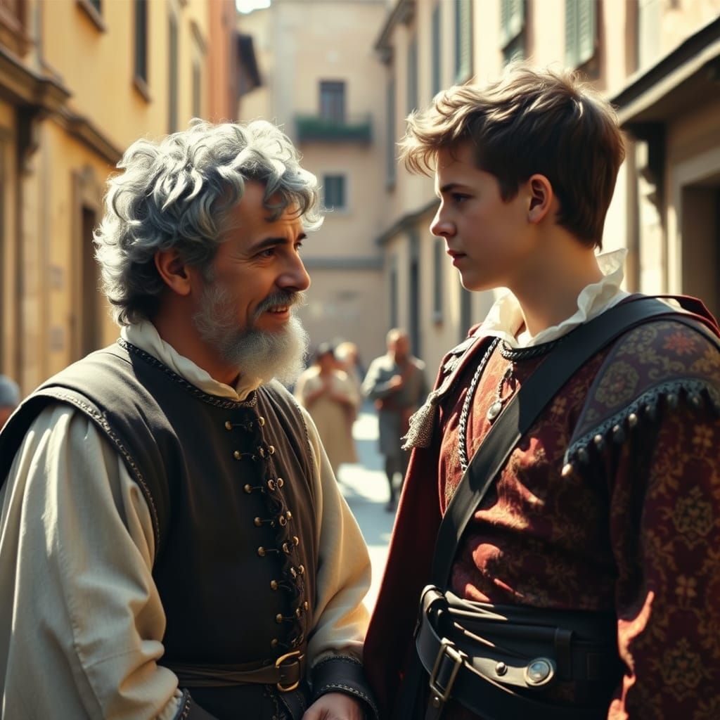 Renaissance Rome: A Cinematic Film Still