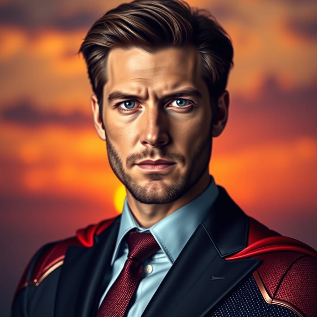 Superhero Portrait in Sunset Shimmer, Professional Studio Qu...