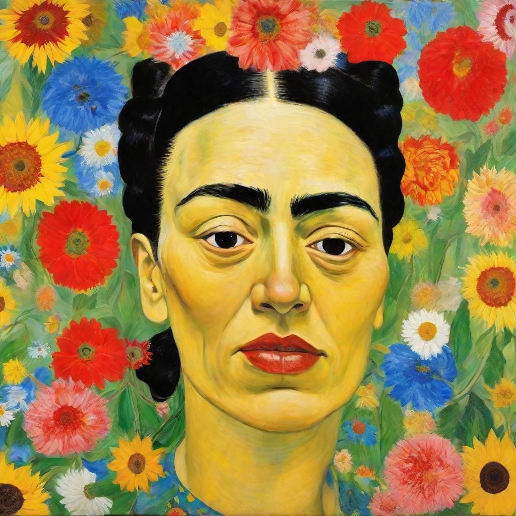 Art by Frida Kahlo, Vincent van Gogh: A surreal portrait sho...