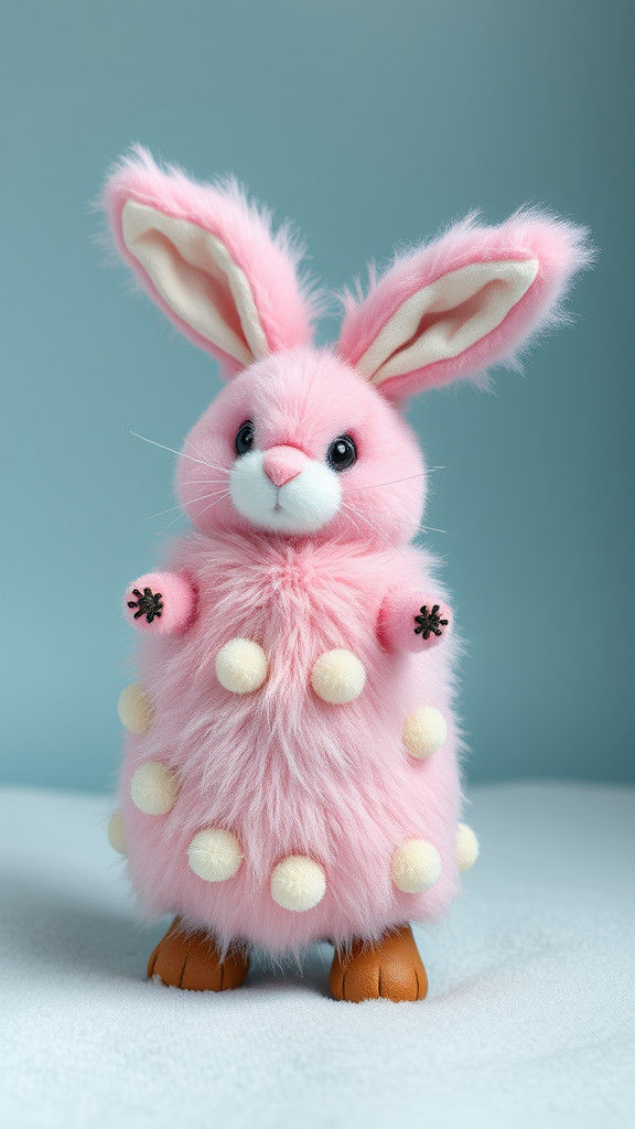 A soft and Fluffy bunny dalek