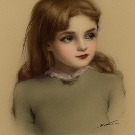 1950s Girl Next Door Portrait in Muted Colors
