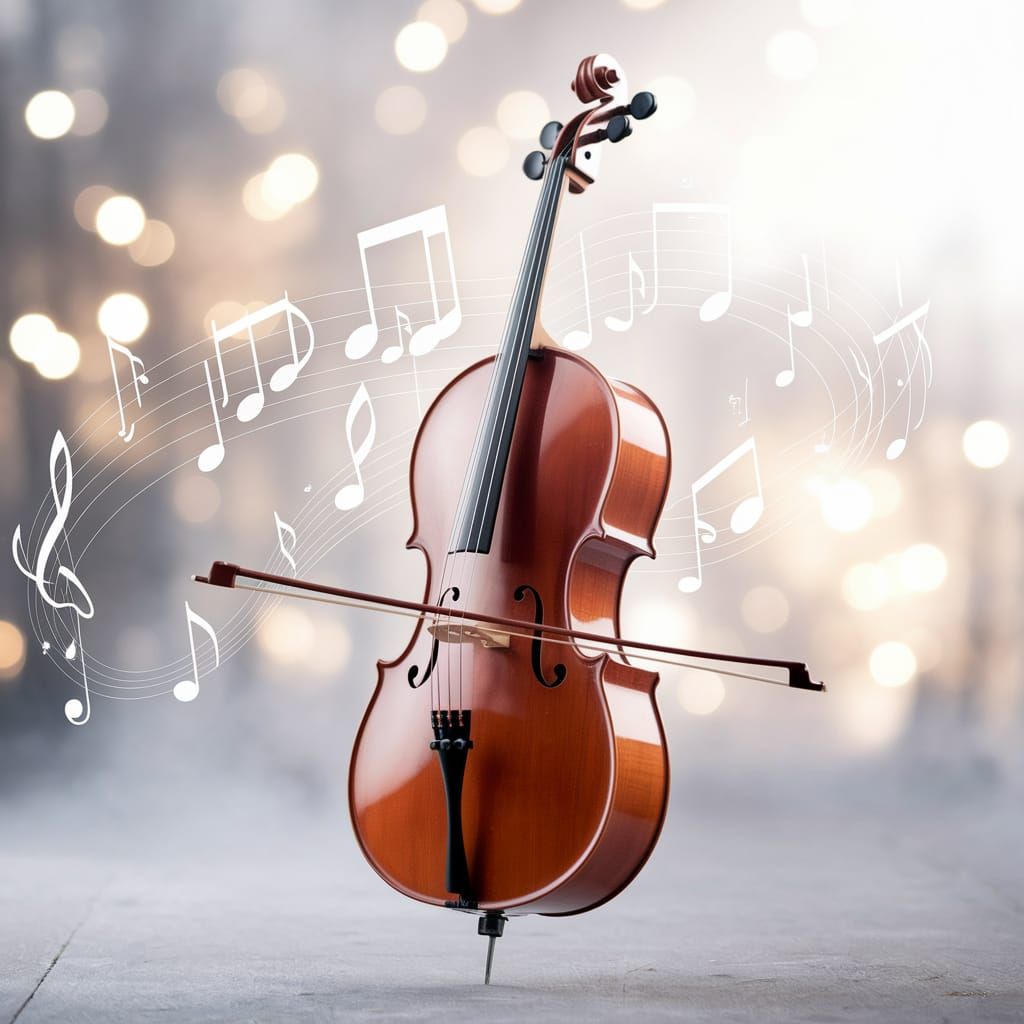 Ethereal Cello in Soft Focus
