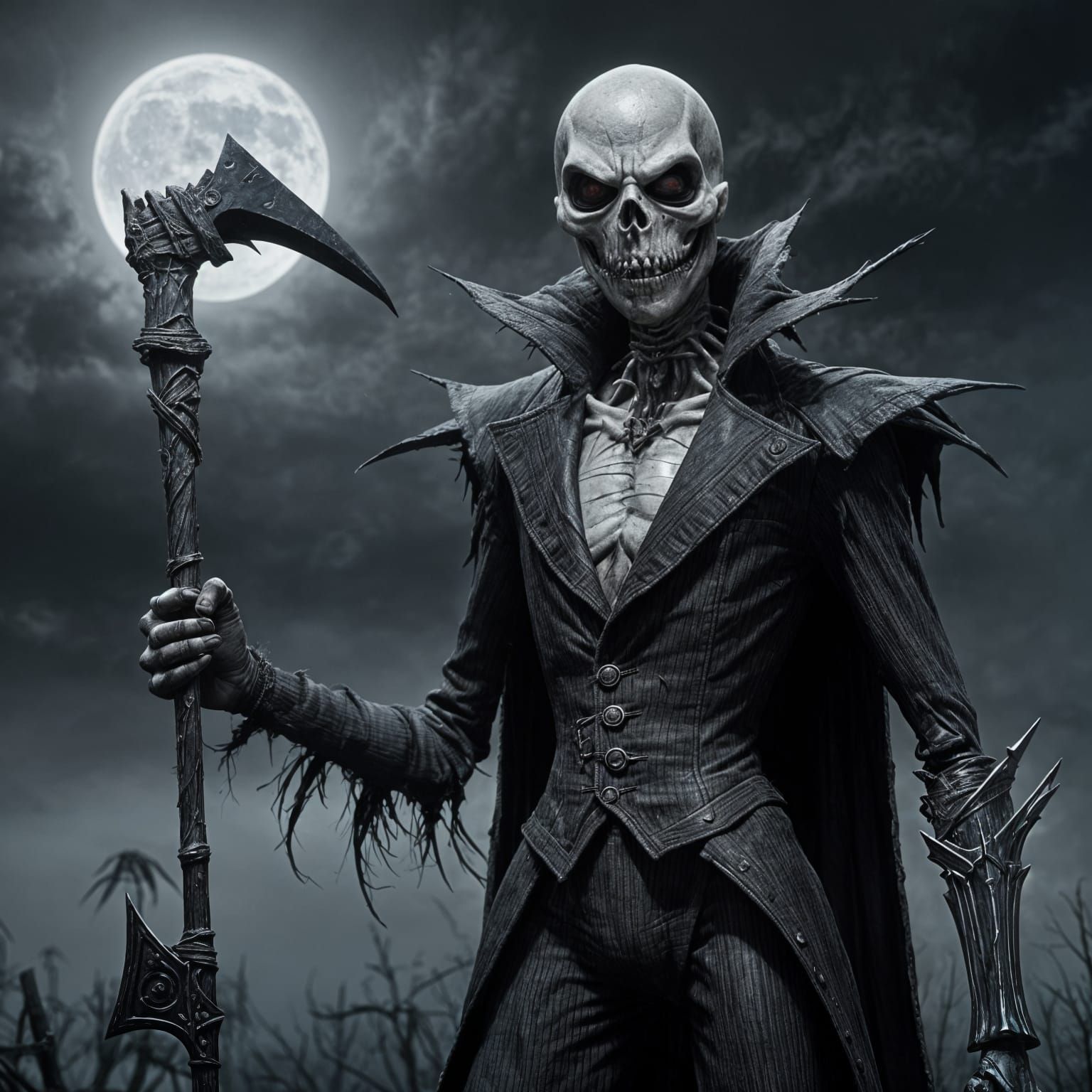 Sinister Jack Skellington Unleashes Malevolence