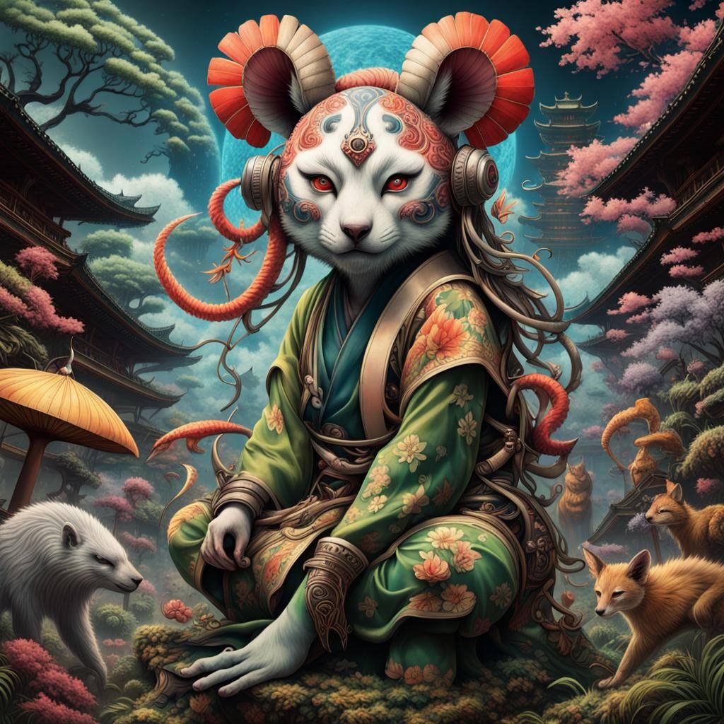 Wild Animals in Toxic Fumes: Suibokuga Style