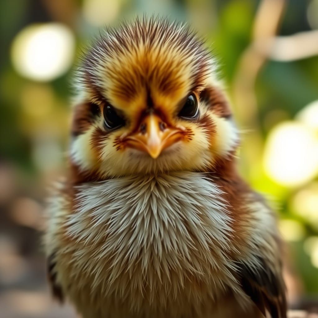 Grumpy Chick Generated by AI