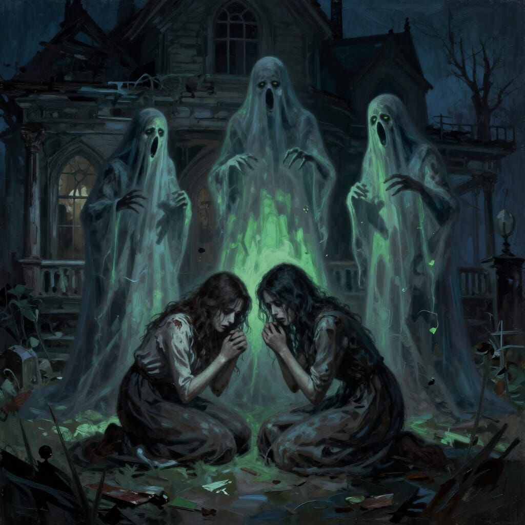 Angry Ghosts Haunt Terrified Women in Decaying Mansion
