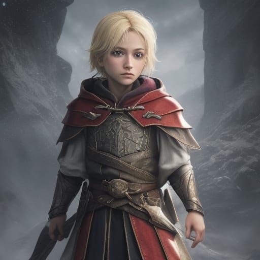 Skyrim Orphan Mage with Cosmic Sunfire Garb