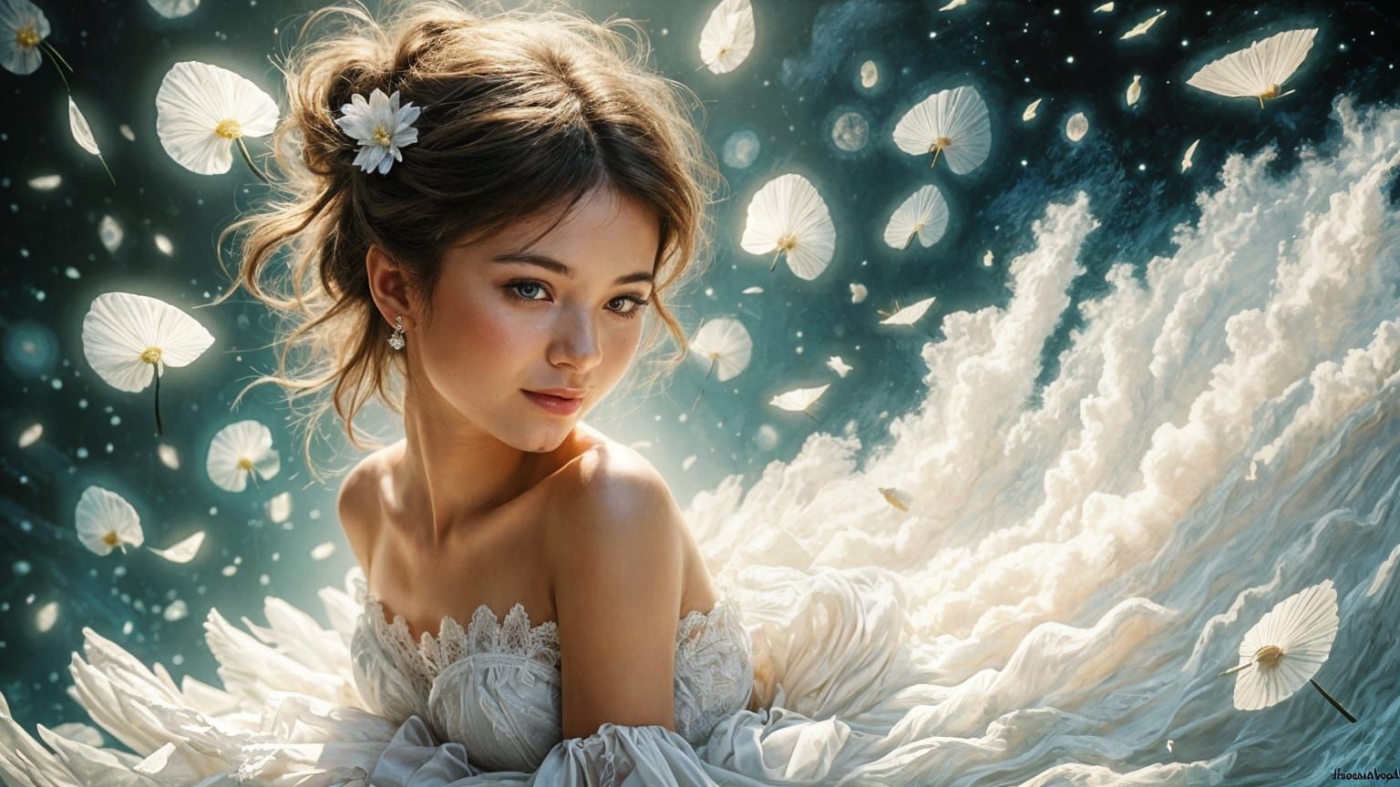 Dreamlike Portrait in School of Paris Style