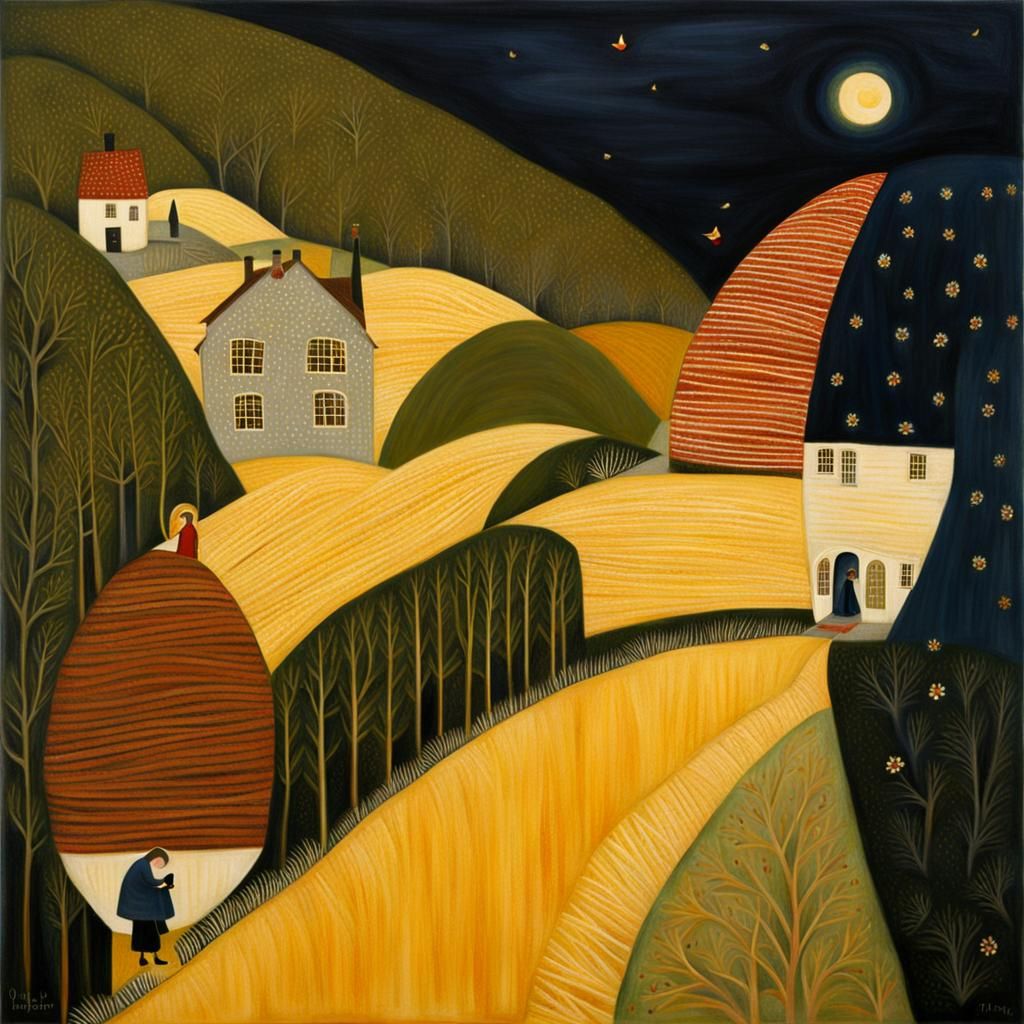 Vibrant Abstract Art Composition