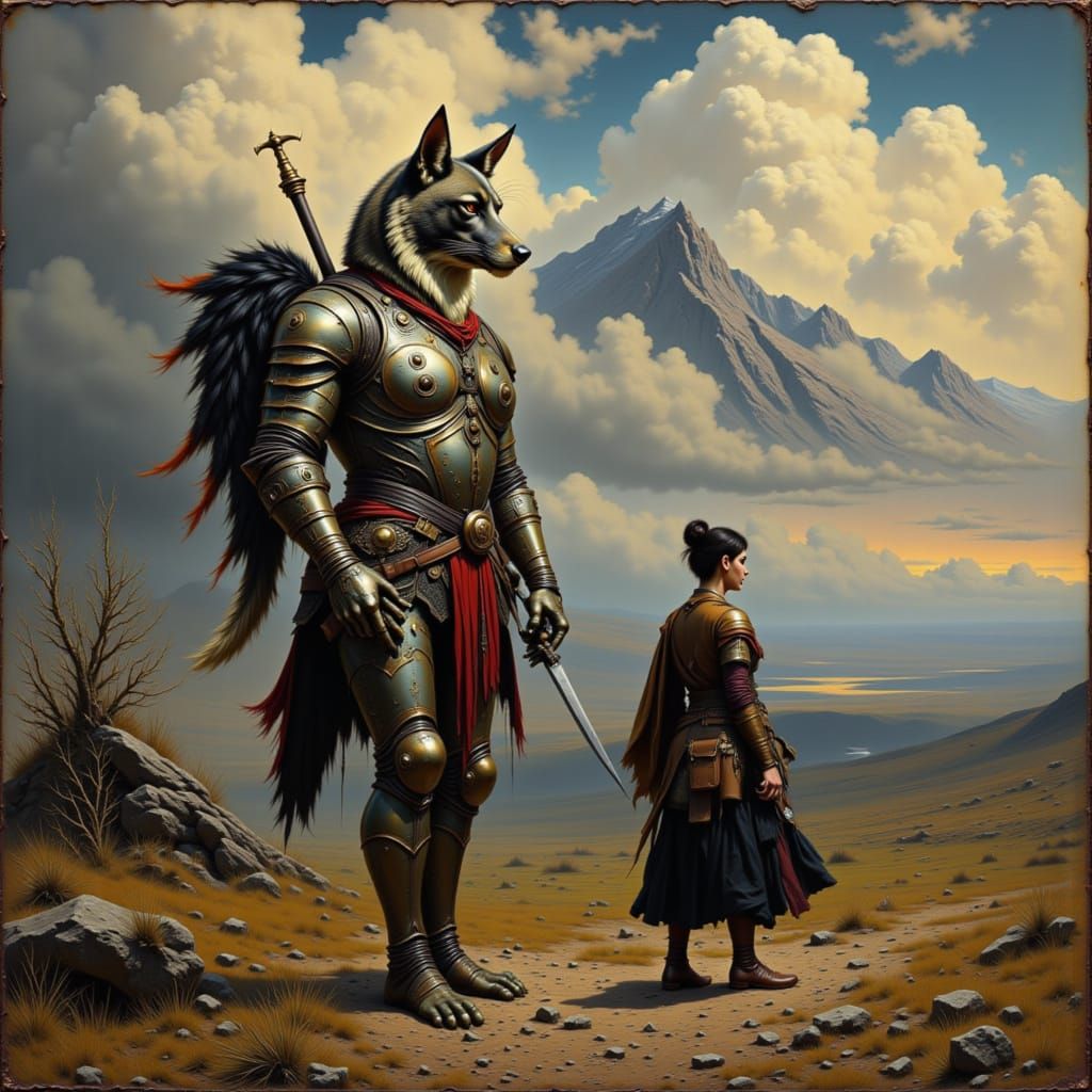 Cat Warrior Concept Art