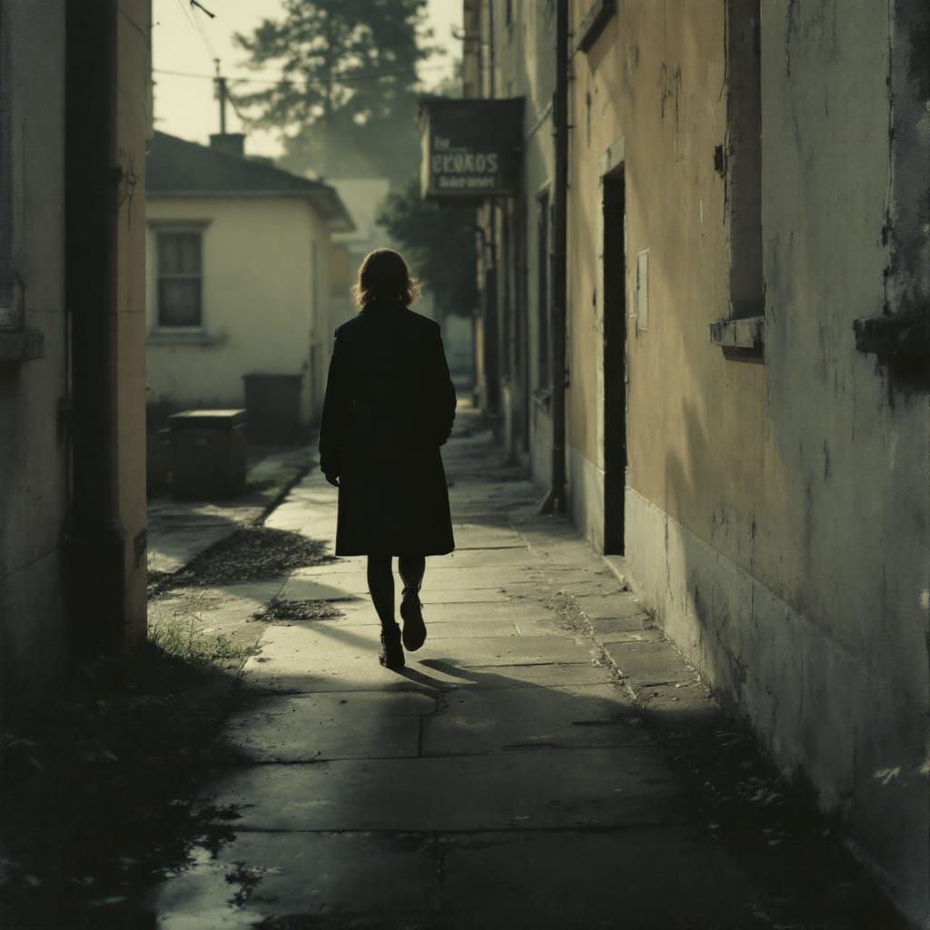 Cinematic Photo of Quiet Streets With Muted Tones
