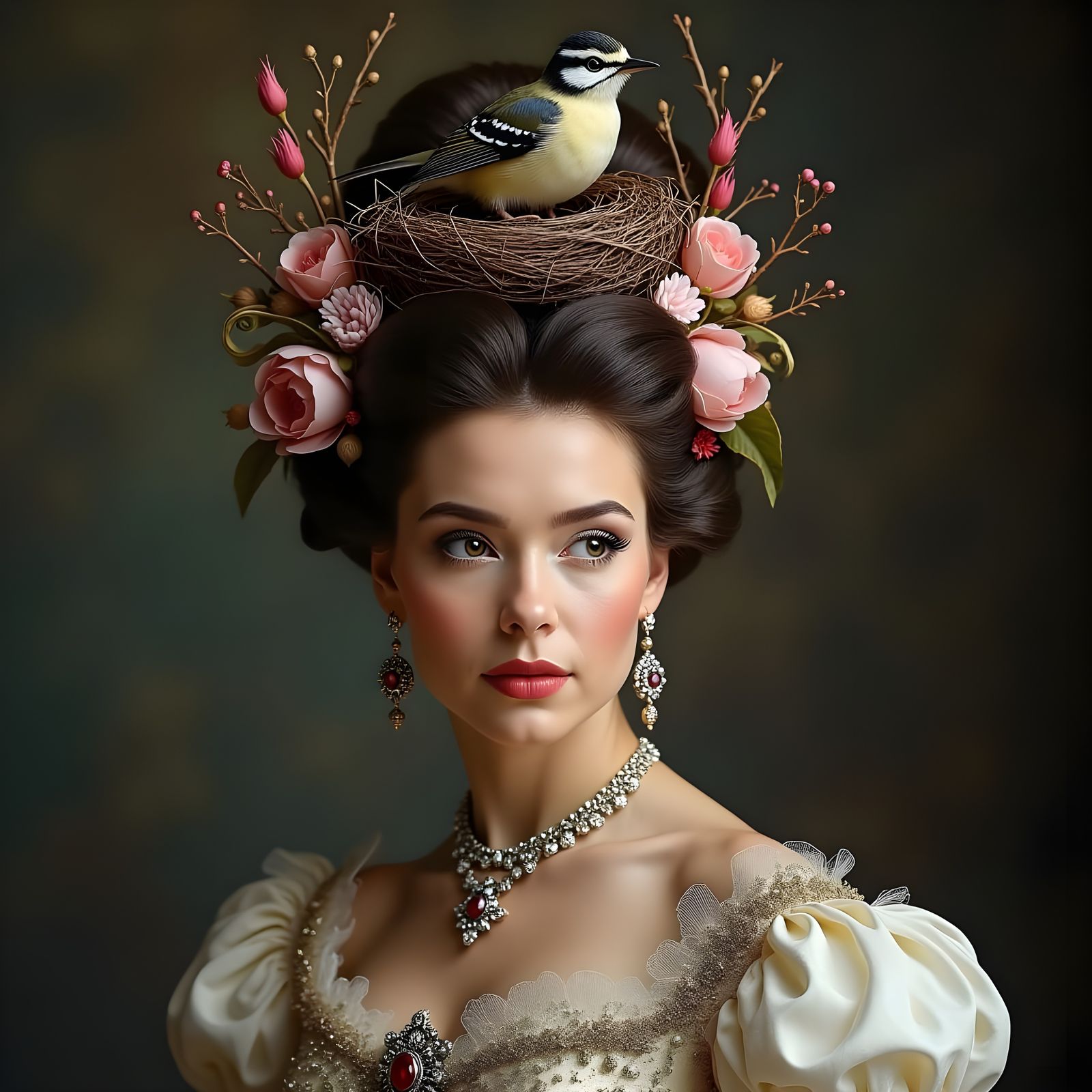 Regal Queen Charlotte in 21st Century Attire