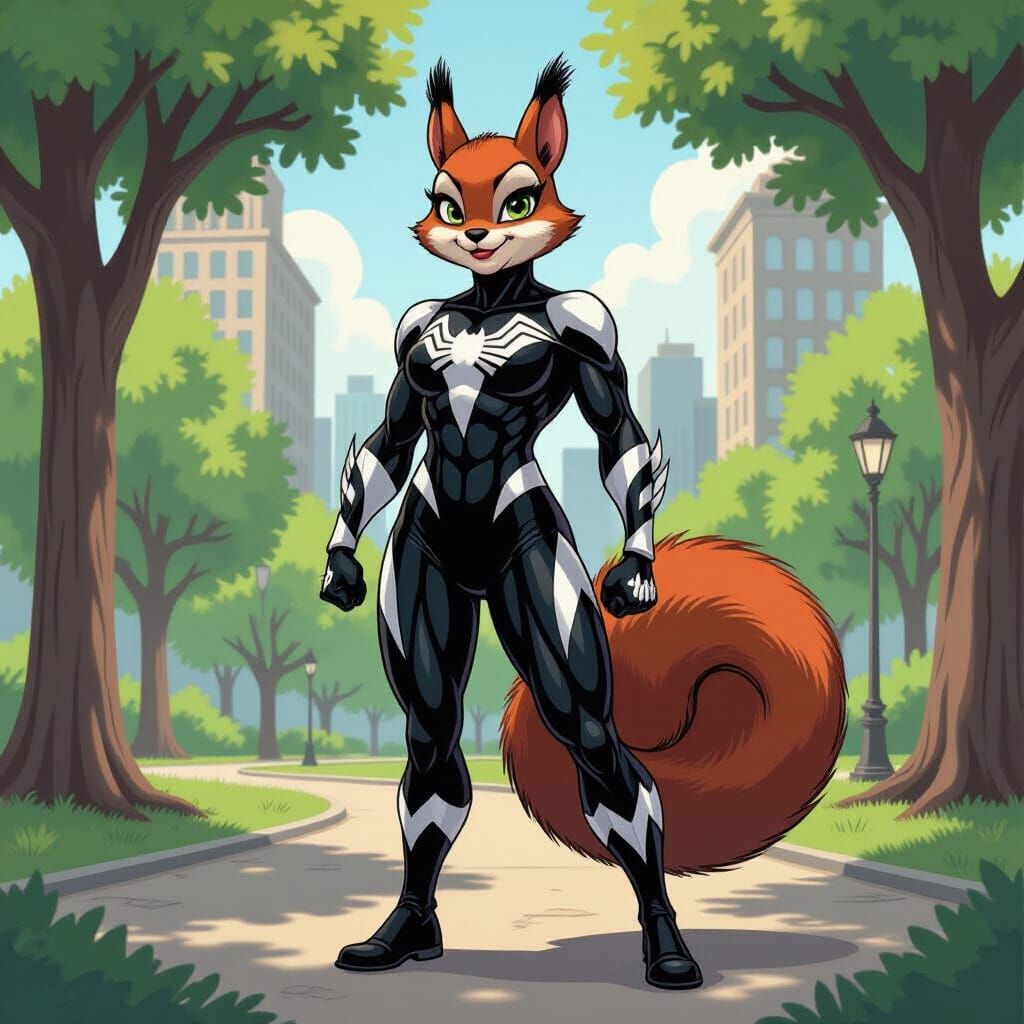 Squirrel Girl in Venom Symbiote Suit