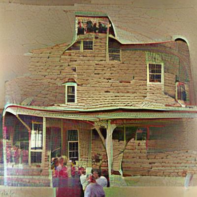 Spooky Victorian House on a Hill