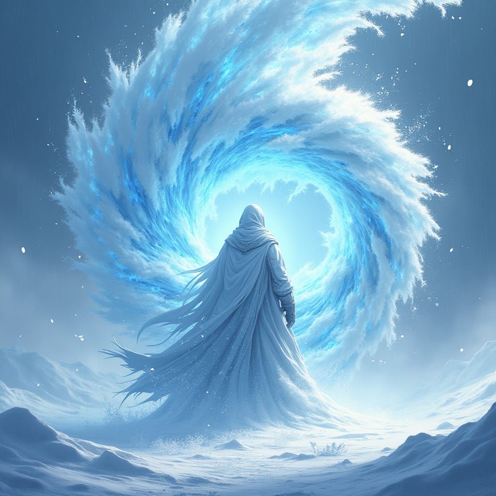 Ethereal Mage in Frozen Vortex