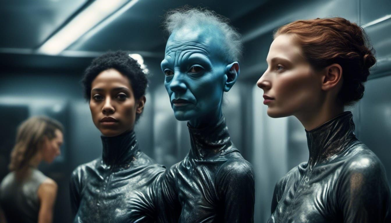 Aliens Party: Hyperrealism After 20th Century Paintings