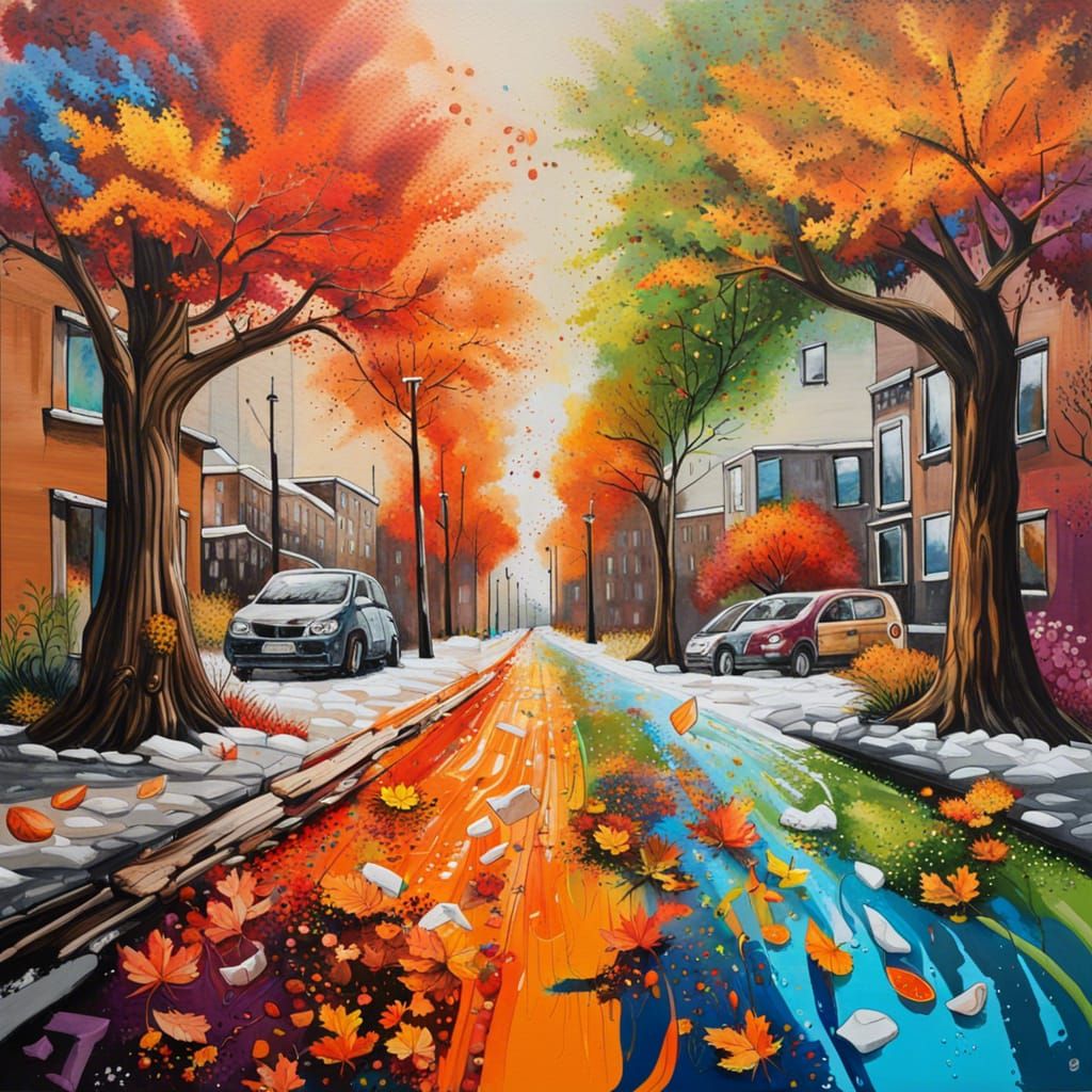 Graffiti Art of the Four Seasons