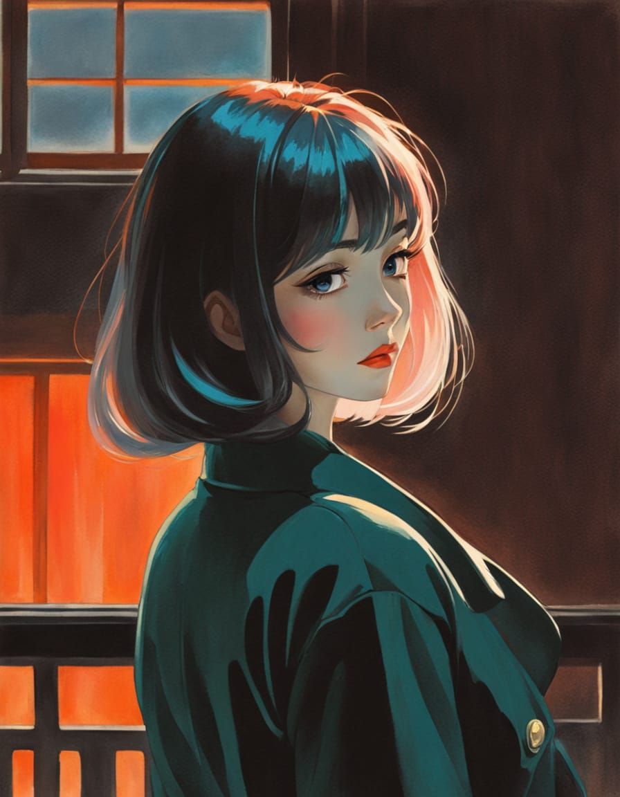 photorealism, impressionism, watercolor