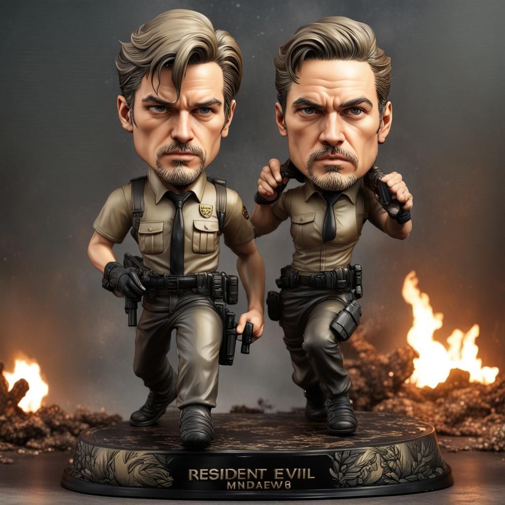 Resident Evil 8 bobble heads