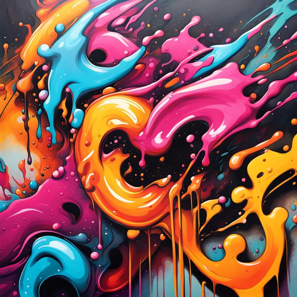 colourful splash