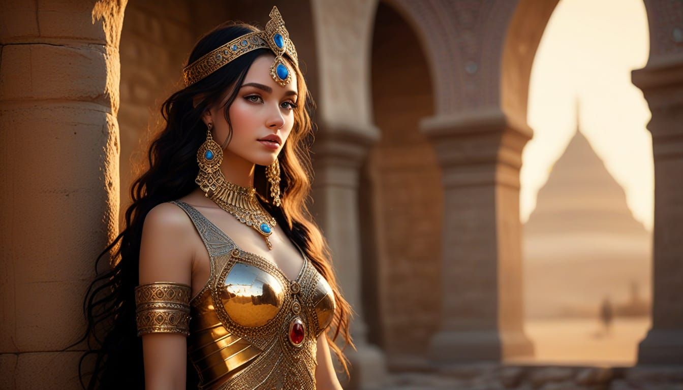 Little Egypt Dancer in Luis Royo Style