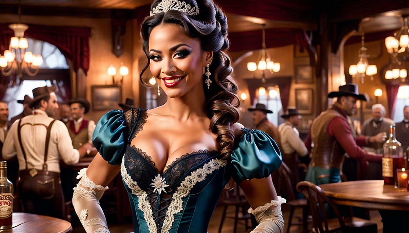 The saloon girl 1, Jasmine LaRue