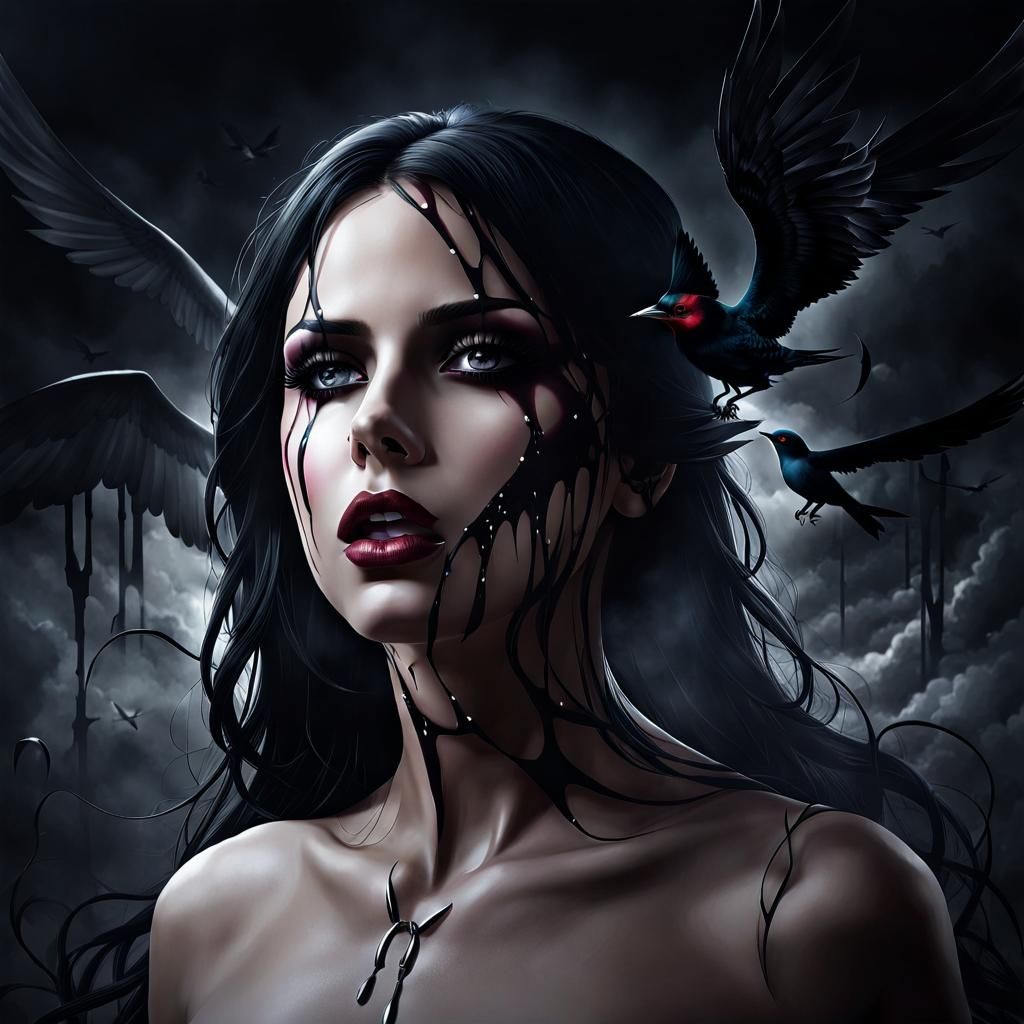 Consuming Pain: A Surreal Emotional Release