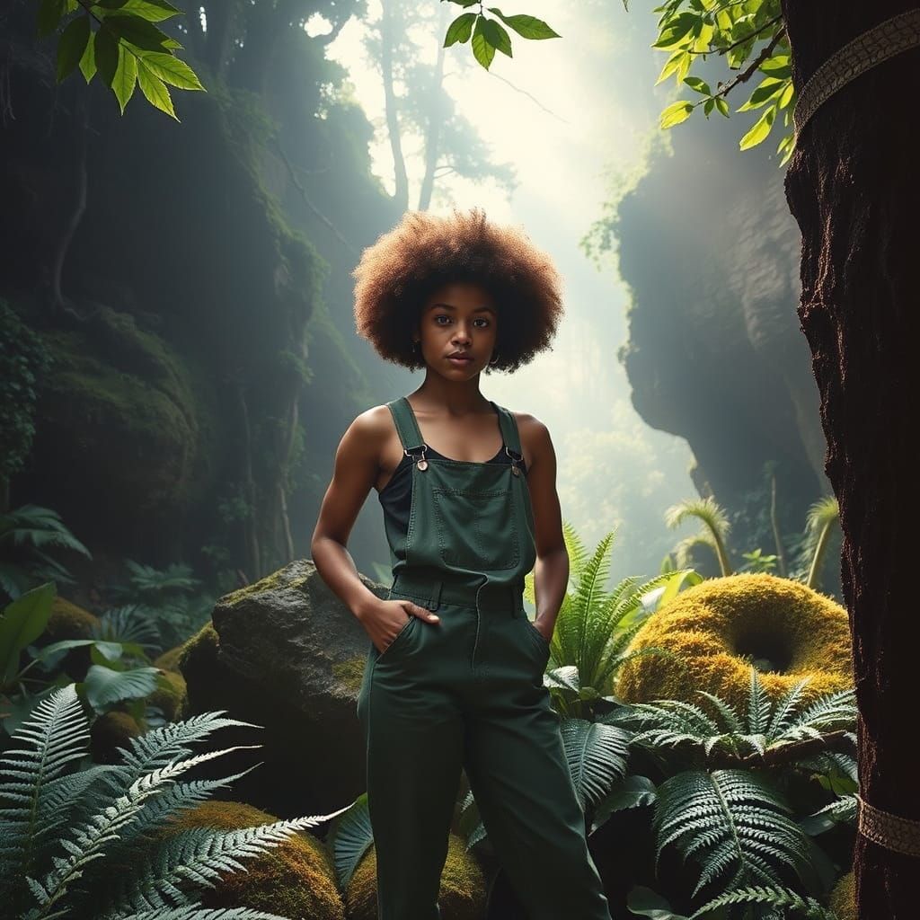 prehistoric afro stare