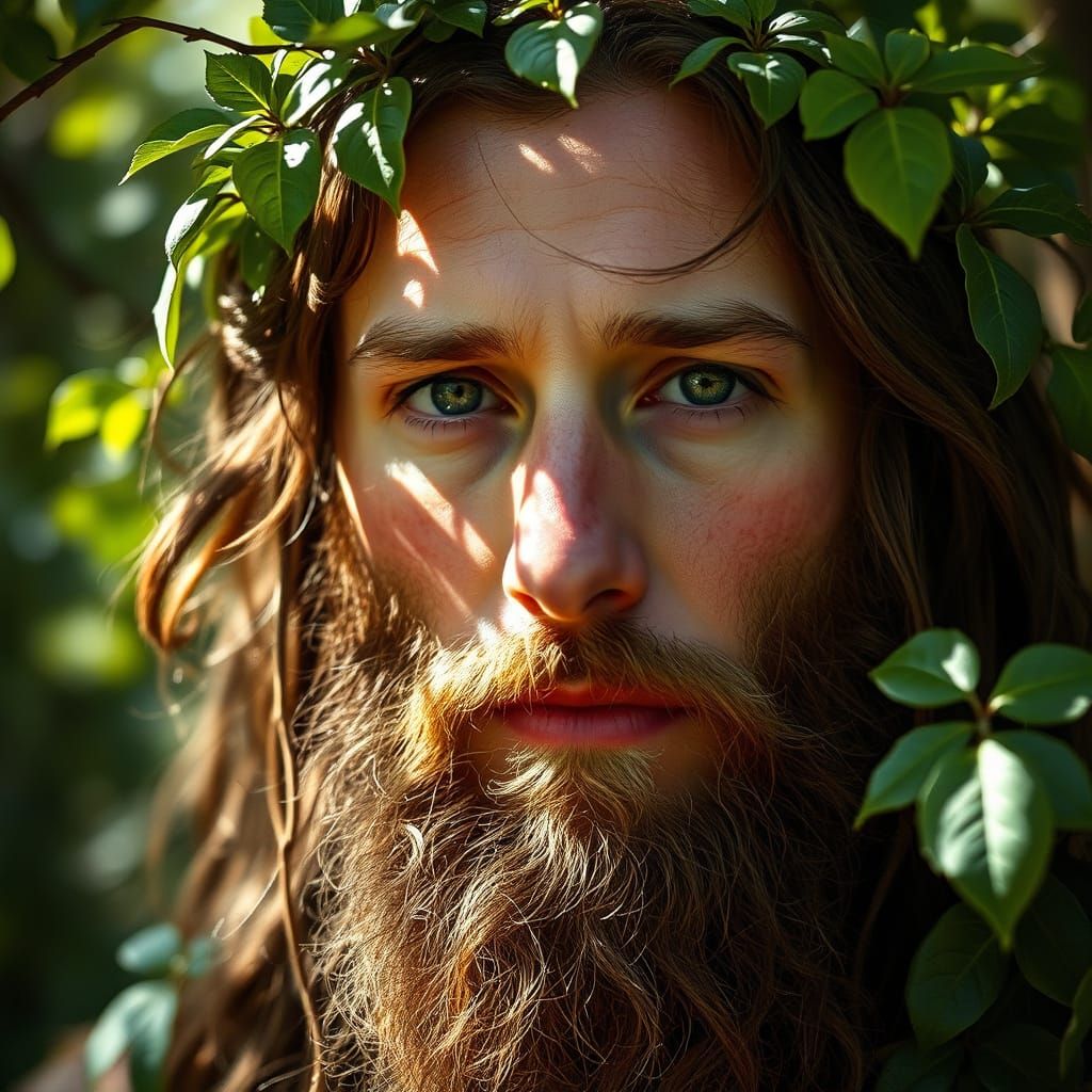 Woodland Druid in Ethereal Portraiture