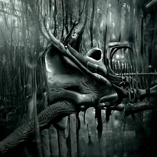 Dark Forest: Death and Horror in Giger Style