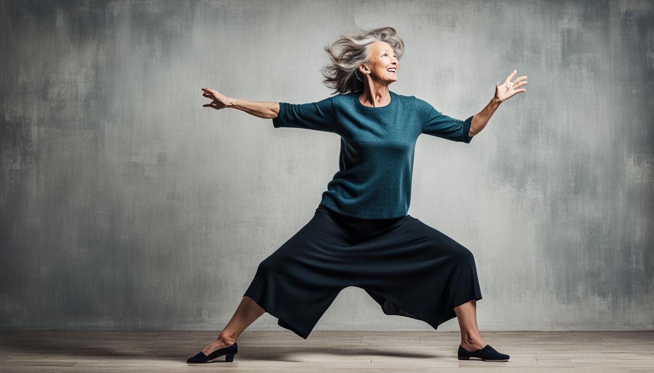 Passionate Dance of a Woman in Her Fifties