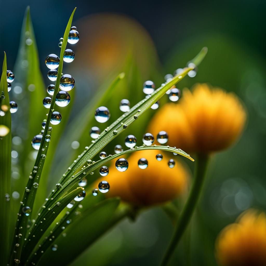 Detailed Macro Photo of Warm Temperate Climate