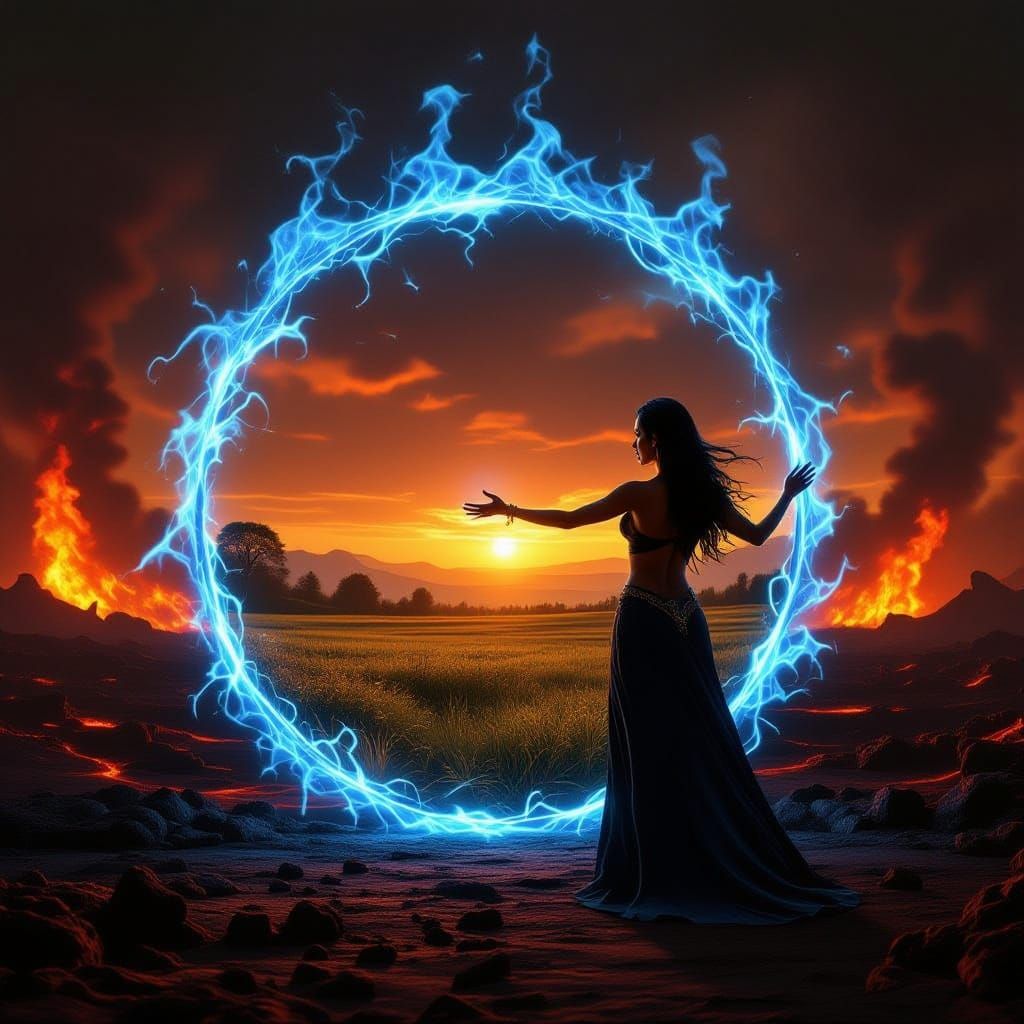 Enchantress Opens a Portal to Tranquil Paradise