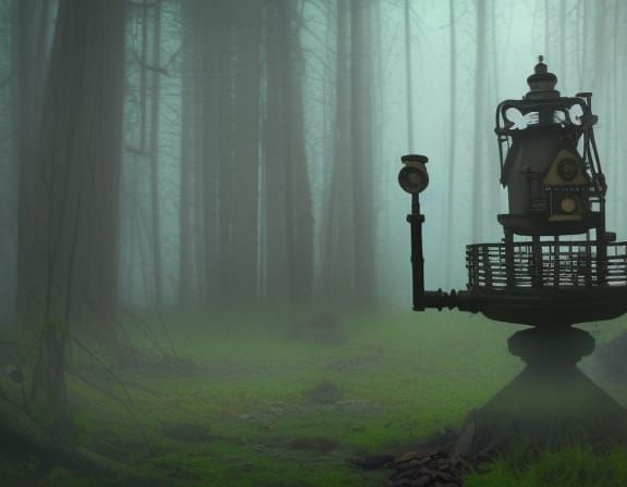 misty bog steampunk