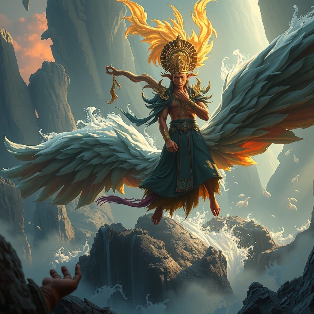 Lihangin: Visayan God of Wind, Fantasy Art