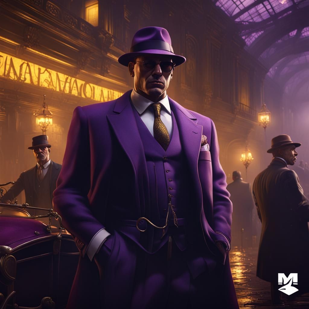 Dark Fantasy Mafia Concept Art in 8k Resolution