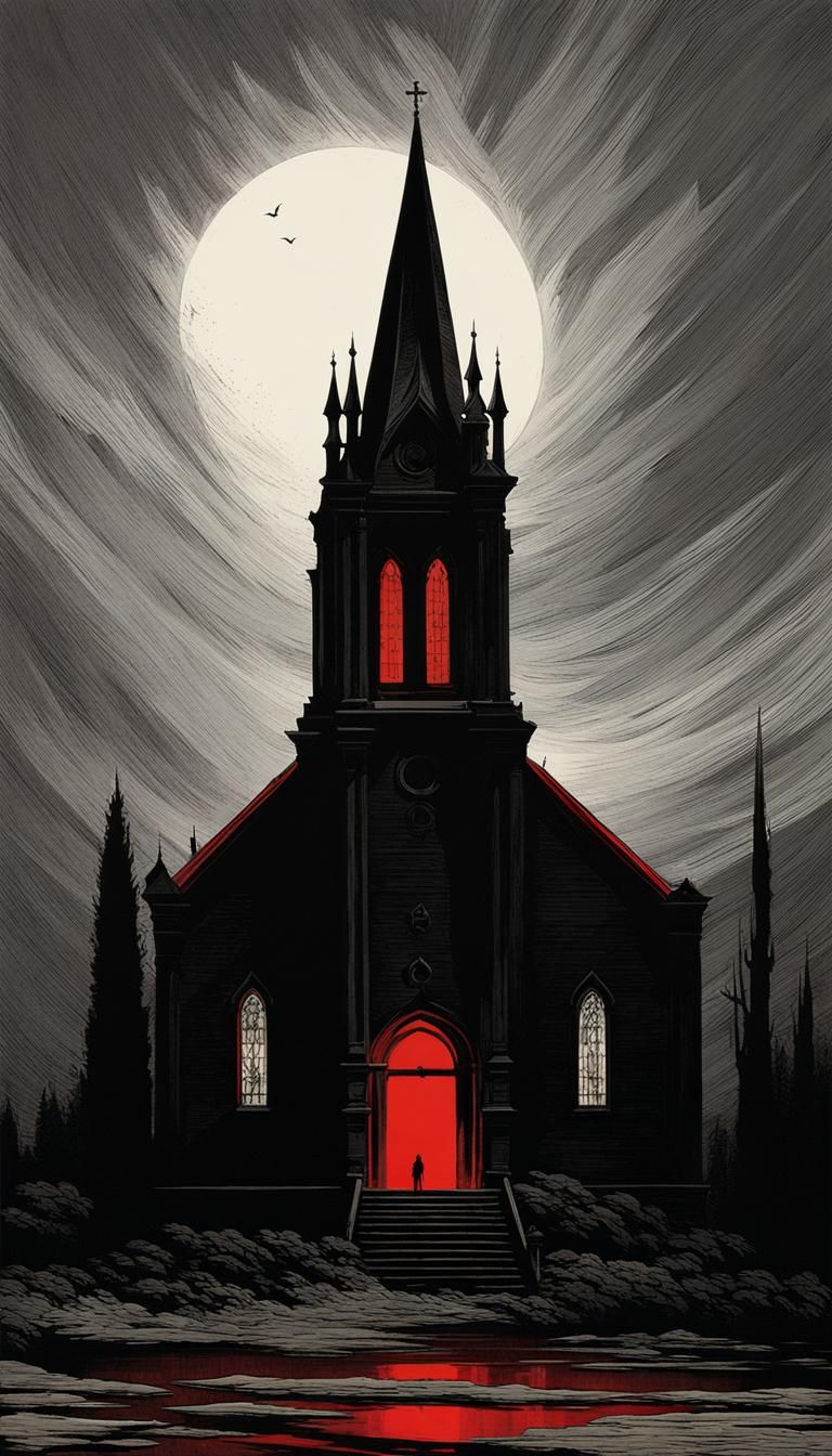 Eerie Devil Preaching in an Unnamed Town