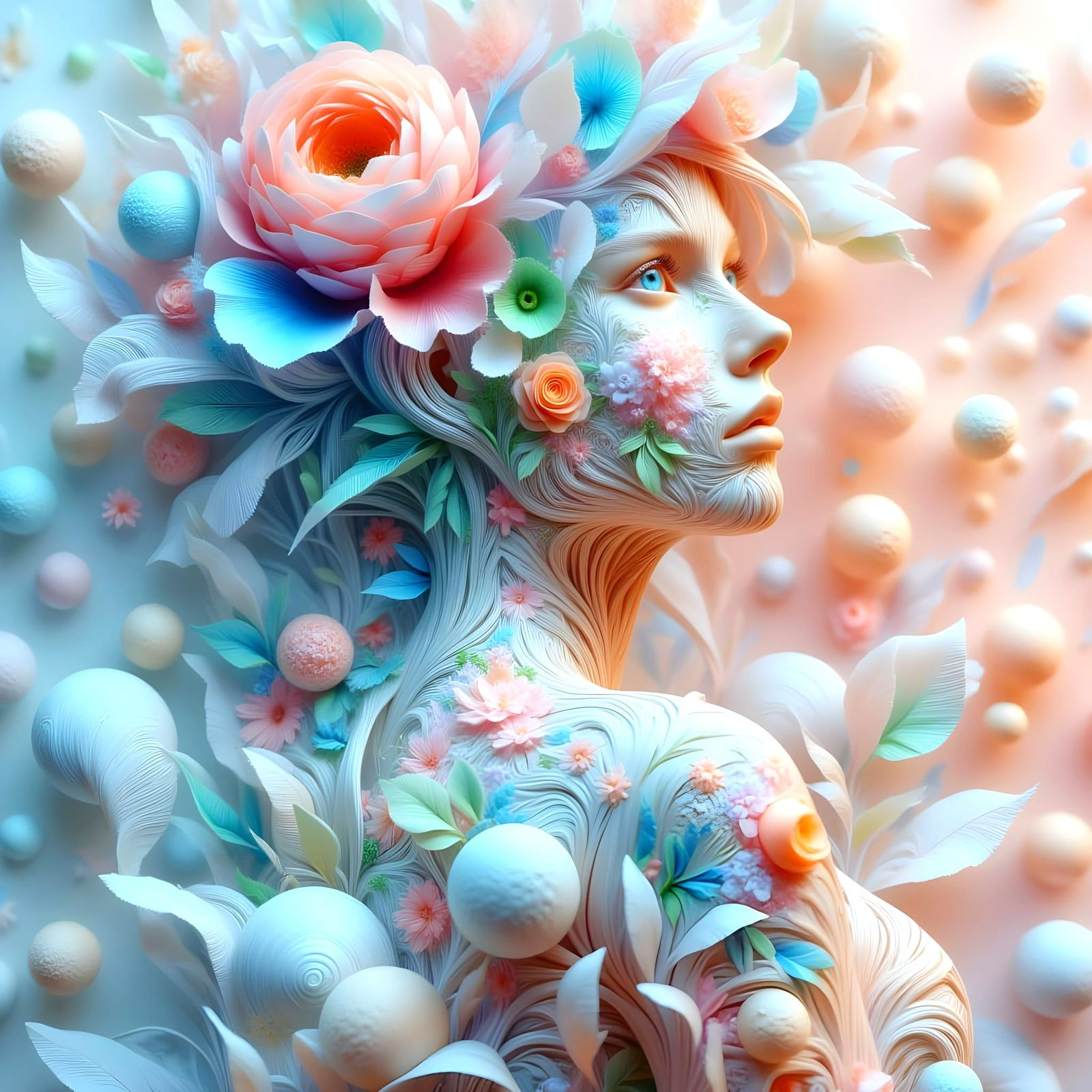 Ethereal Beauty in Glossy Ceramics and Translucent Cellophan...