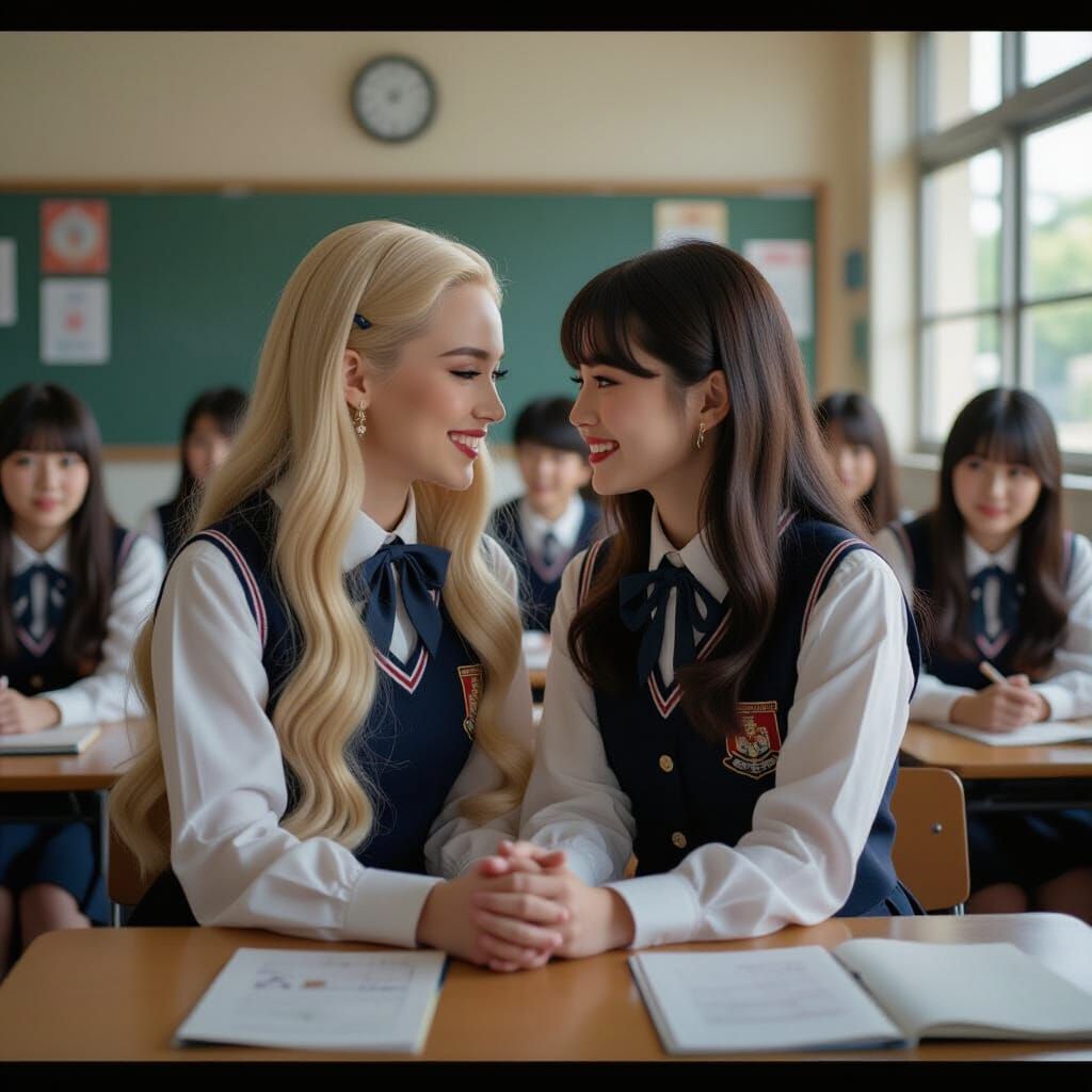 Romantic Moment in a Classroom, Cinematic Style